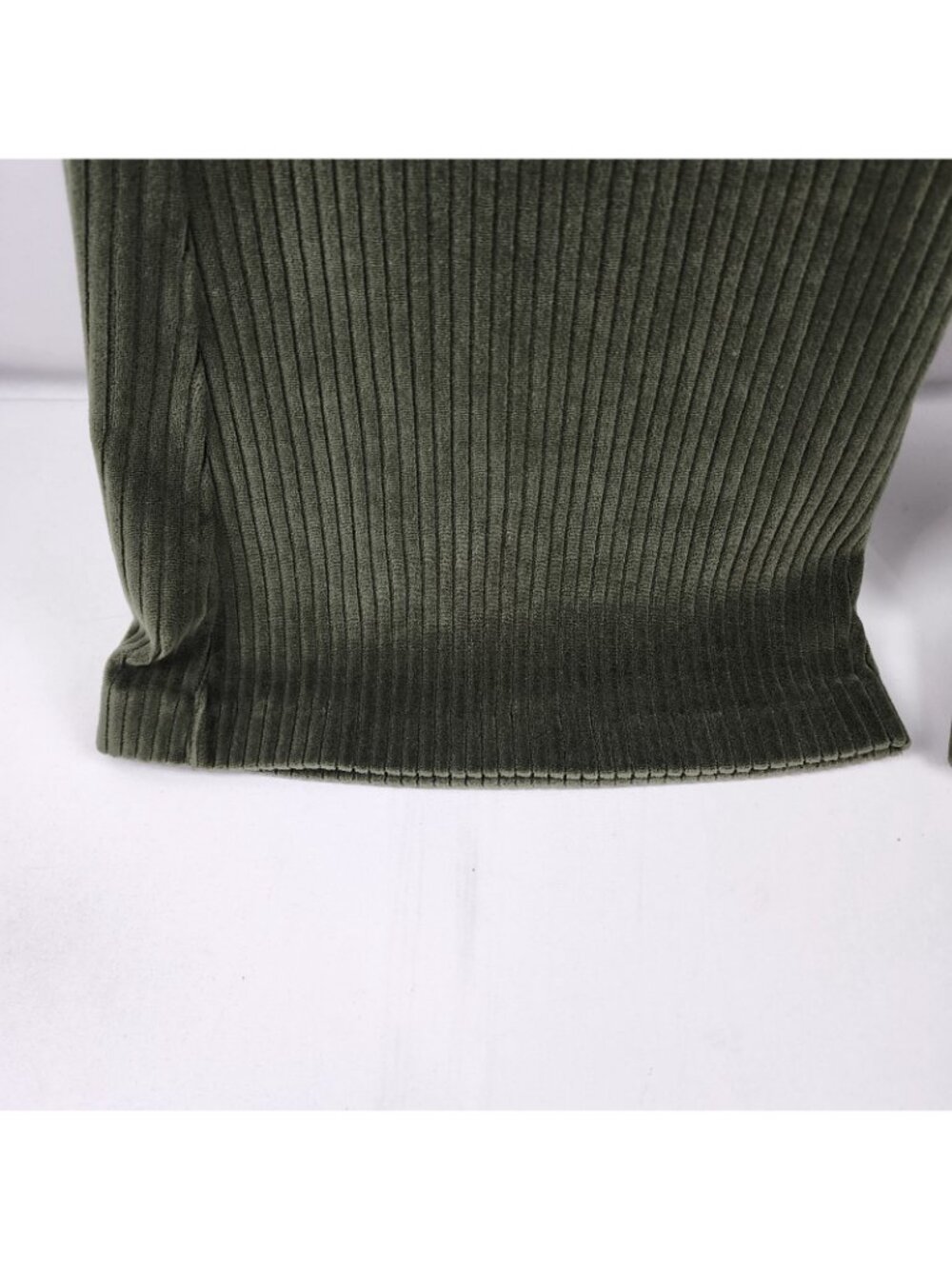 Aerie Pants Womens XL Green Wide Leg Wale Lounge Pants (32x32) - Picture 6 of 8